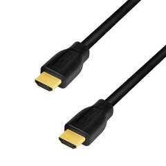 Кабель HDMI cable 4K/60Hz, CCS, black, 3 м цена и информация | Кабели и провода | 220.lv