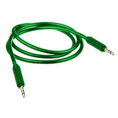 Lilware AUX Neilona Audio Kabelis 3,5 mm. 1m. Zaļš cena un informācija | Kabeļi un vadi | 220.lv