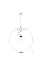 Подвесной светильник Erda Maytoni Outdoor O594PL-01B цена и информация | Потолочный светильник | 220.lv