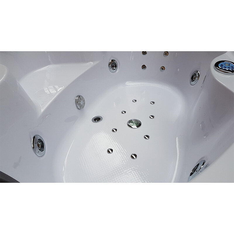 Masāžas vanna Coro 636 135x135 cena un informācija | Vannas | 220.lv