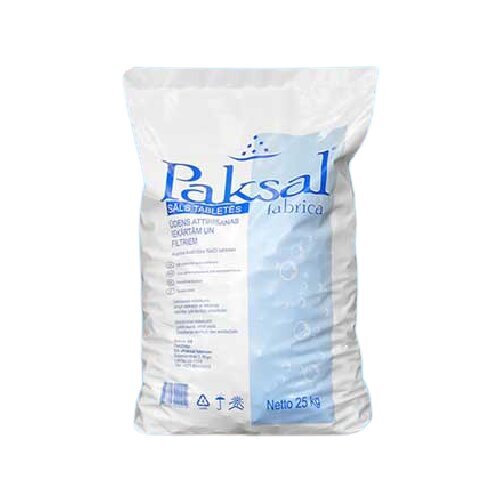 Sāls tabletes Paksal Fabrica, 25.kg cena un informācija | Ūdens attīrīšanas sistēmas un filtri | 220.lv