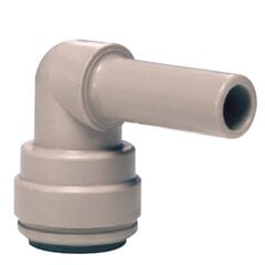 PI220808S, John Guest Acetal Fitting Stem Elbow 1/4″ / 1/4″, 10gb. cena un informācija | Santehnikas savienojumi, ventiļi | 220.lv