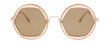 Sieviešu saulesbrilles Zari caurspīdīgs persiks cena un informācija | Saulesbrilles sievietēm | 220.lv