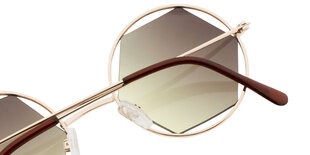 Женские солнцезащитные очки Jolie бледно-золотые дымчато-желтые цена и информация | Женские солнцезащитные очки | 220.lv