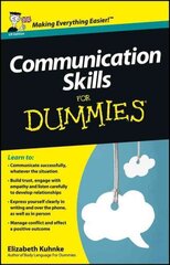 Communication Skills For Dummies UK Edition цена и информация | Книги по социальным наукам | 220.lv