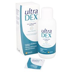 Antibakteriāls skalošanas līdzeklis Ultradex, 500 ml cena un informācija | Zobu pastas, birstes | 220.lv