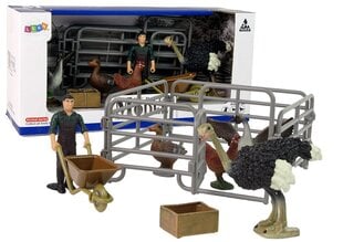 Lean rotaļlietas Lauksaimniecības dzīvnieku komplekts Zemnieku putnu ferma cena un informācija | Rotaļlietas zēniem | 220.lv