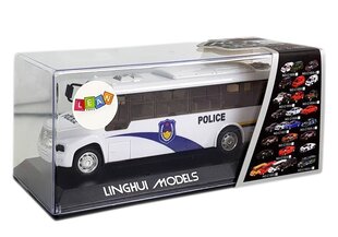 Rotaļlietu policijas autobuss, balts cena un informācija | Rotaļlietas zēniem | 220.lv