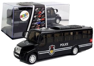 Rotaļlietu policijas autobuss, melns cena un informācija | Rotaļlietas zēniem | 220.lv