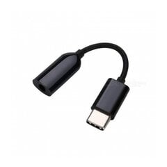 Xiaomi Original Type C | 3.5mm Adapter Black (Bulk) cena un informācija | Kabeļi un vadi | 220.lv