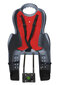 Velosipēda sēdeklis bērniem 9-22 kg, stiprinājums 30-36 mm, krāsa: grafīts, sarkans (5215) цена и информация | Bērnu velosipēdu sēdeklīši | 220.lv