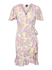 Vero Moda женское платье 10290762*01, лиловый/желтый 5715418815225 цена и информация | Платья | 220.lv