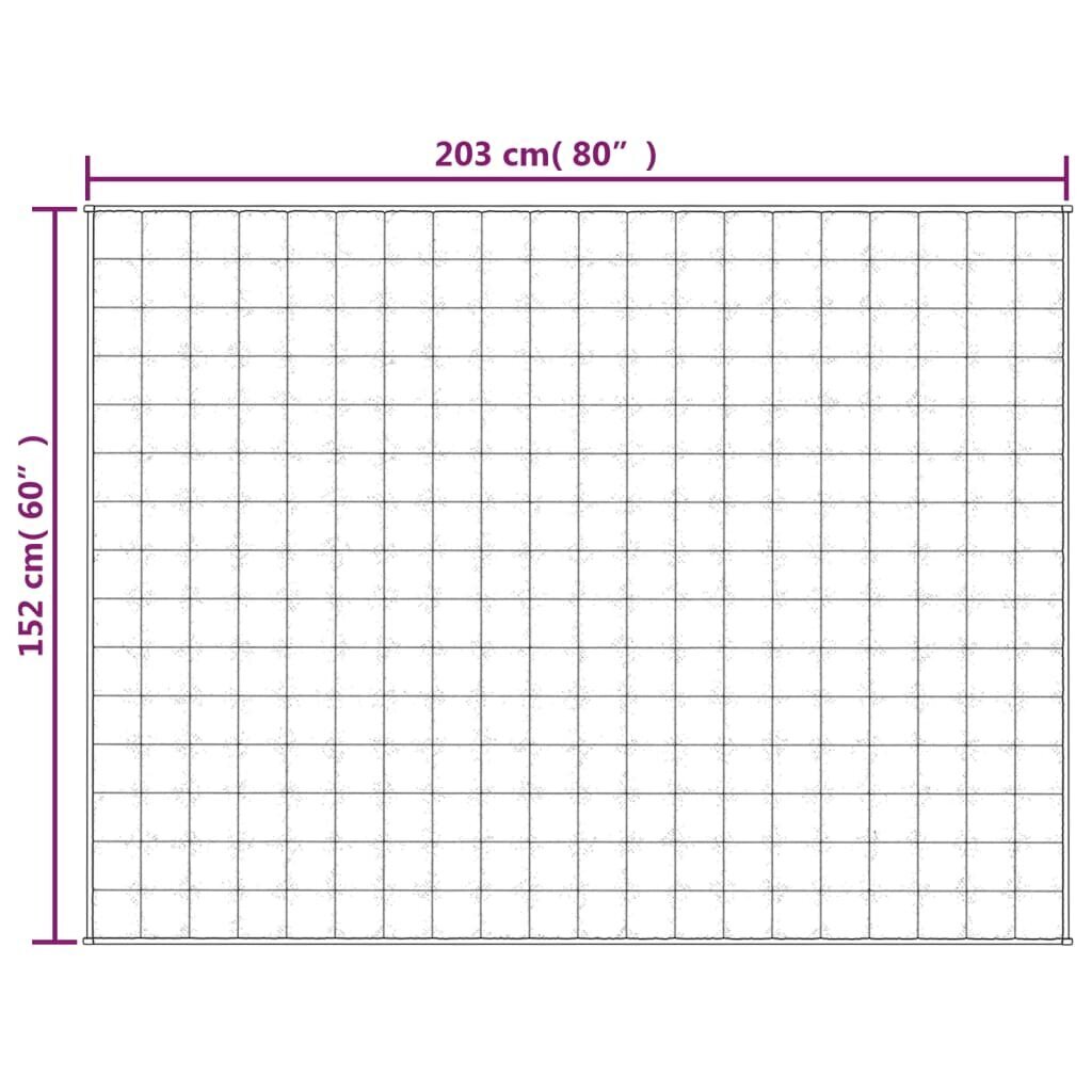 VidaXL smaga sega, 152x203cm cena un informācija | Segas | 220.lv