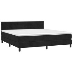 Кровать vidaXL, 160х200 см, черный цена и информация | Кровати | 220.lv