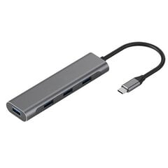 Aдаптер USB Type-C - 4 x USB 3.0 цена и информация | Адаптеры и USB разветвители | 220.lv