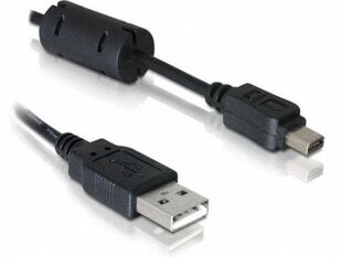 Delock, USB-A/Olympus 12-pin, 1 m cena un informācija | Kabeļi un vadi | 220.lv