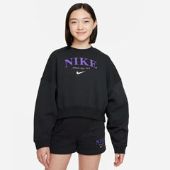 Джемпер для девочек Nike Sportswear Trend FLC Crew Jr DV2563045 цена и информация | Свитеры, жилетки, пиджаки для девочек | 220.lv