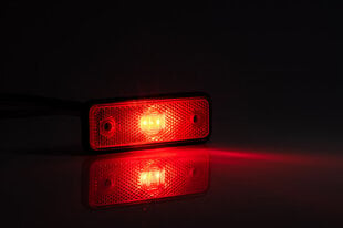Красный габаритный фонарь прицепа LED FT-004 C Fristom цена и информация | Прицепы и их запчасти | 220.lv