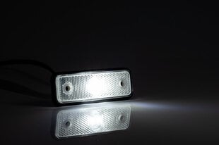 Белый габаритный фонарь прицепа LED FT-004 B Fristom цена и информация | Прицепы и их запчасти | 220.lv