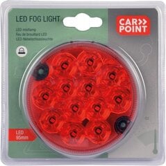 Piekabes miglas lukturis LED ⌀95mm CARPOINT 0414001 cena un informācija | Piekabes un to piederumi | 220.lv