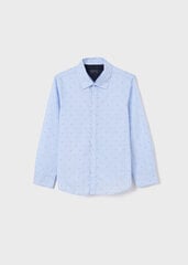 Mayoral zēnu krekls ar garām piedurknēm 6116*44 цена и информация | Рубашки для мальчиков | 220.lv