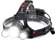 Spēcīgs 3 X LED T6 CREE galvas lukturis cena un informācija | Lukturi un prožektori | 220.lv