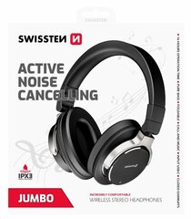 Swissten Jumbo ANC Wireless Bluetooth Наушники цена и информация | Наушники | 220.lv