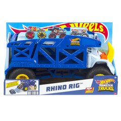 Hot Wheels Car Monster Truck Transporter Truck Rhino Rig HFB13 cena un informācija | Rotaļlietas zēniem | 220.lv