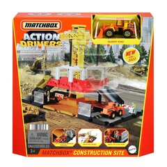 Игровой набор Matchbox - строительная площадка HDL33 цена и информация | Конструктор автомобилей игрушки для мальчиков | 220.lv