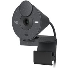 Tīmekļa Kamera Logitech Brio 300 Melns cena un informācija | Datoru (WEB) kameras | 220.lv