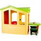Mazā Tikes bērnu piknika māja ar iekšpagalmu un burvju pulksteni cena un informācija | Bērnu rotaļu laukumi, mājiņas | 220.lv