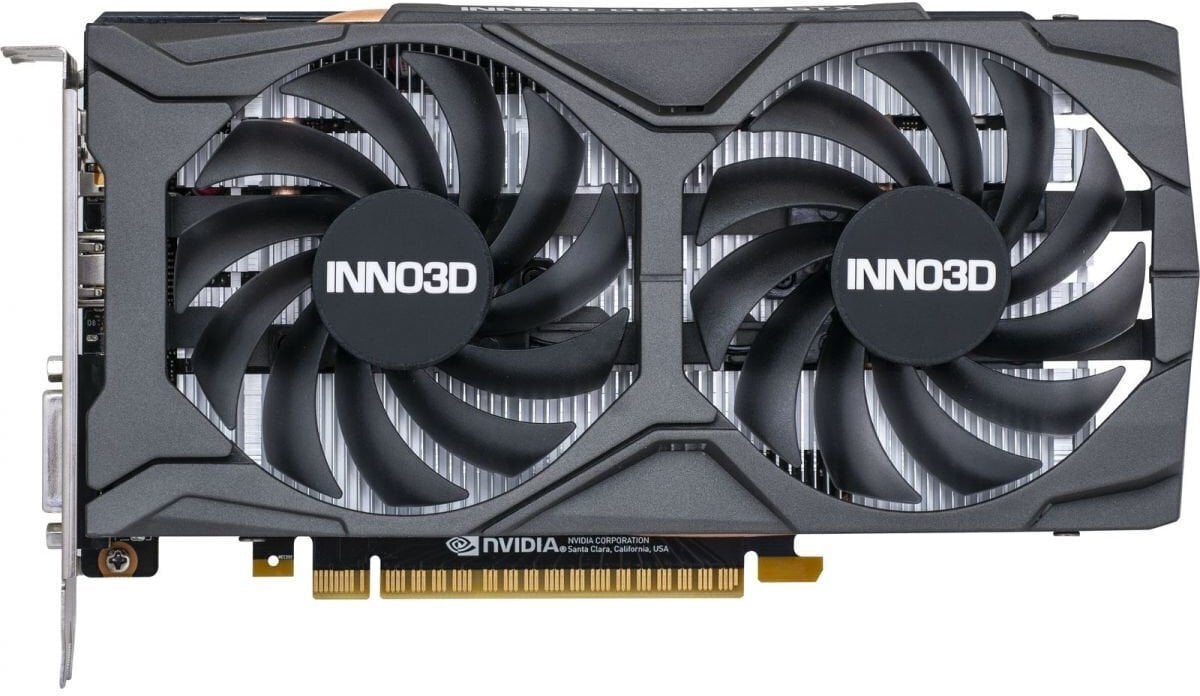 inno3d Geforce GTX 1650 TWIN X2 OC 4GB GDDR6 cena un informācija | Videokartes (GPU) | 220.lv