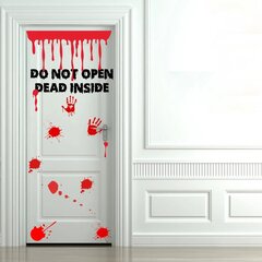 Виниловая наклейка для двери Зомби декор интерьера - 90 см цена и информация | Декоративные наклейки | 220.lv