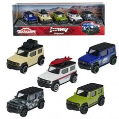 5 metāla automašīnu komplekts Suzuki Jimny cena un informācija | Rotaļlietas zēniem | 220.lv