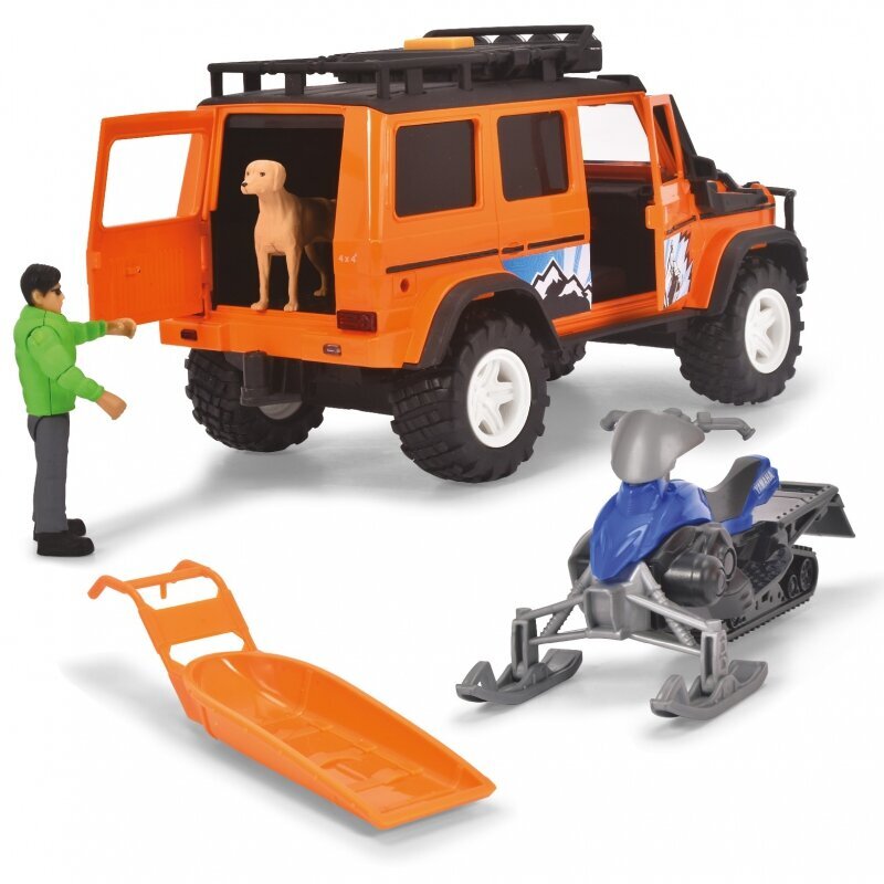 Kalnu glābšanas komplekts visūrgājējs, sniega motocikls Dickie Toys cena un informācija | Rotaļlietas zēniem | 220.lv