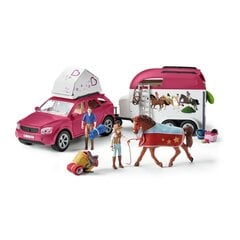 Zirgu piekabes piedzīvojums Schleich Horse Club цена и информация | Игрушки для девочек | 220.lv