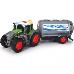 Traktors ar piena piekabi Dickie Farm Fendt, pelēks cena un informācija | Dickie toys Rotaļlietas, bērnu preces | 220.lv