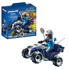Набор машинок Playmobil Speed Quad City Action 71092 Полиция  цена и информация | Kонструкторы | 220.lv