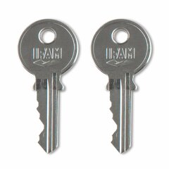 Piekaramā atslēga ar slēdzeni IFAM K40AL Misiņš (4 cm) cena un informācija | Durvju slēdzenes | 220.lv
