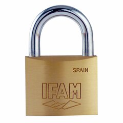 Замок с ключом IFAM K30 Латунь обычный (3 cm) цена и информация | Дверные защелки | 220.lv