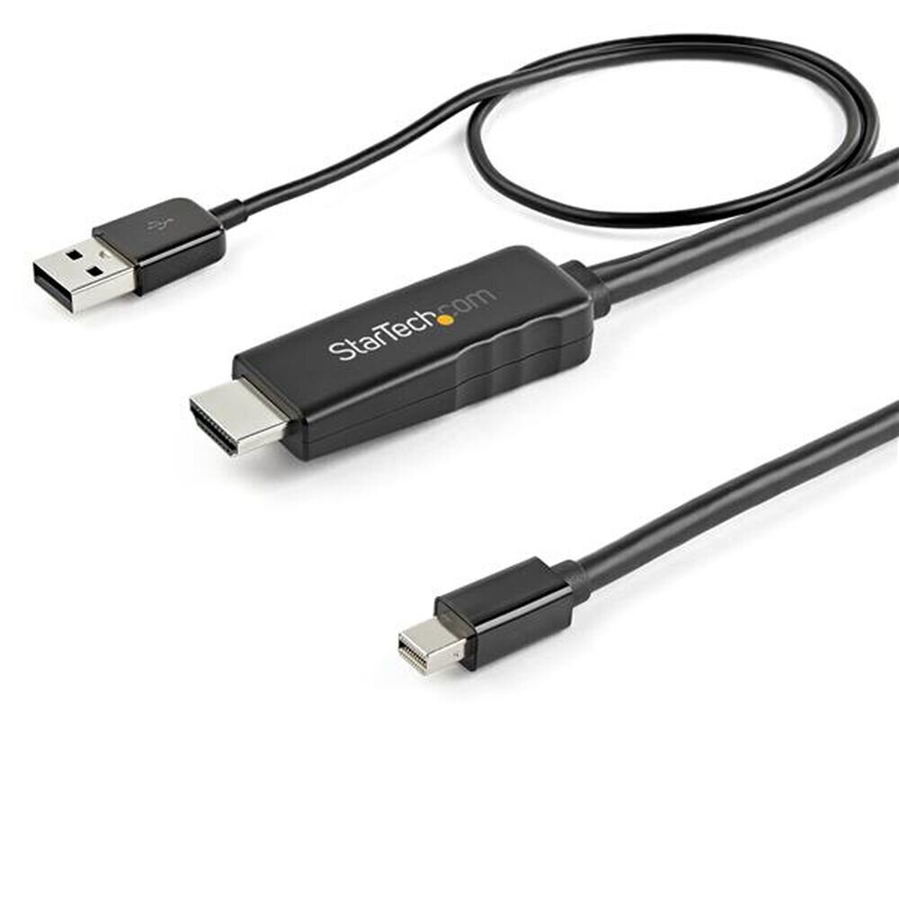 Startech Mini display port - HDMI adapteris 1m. цена и информация | Kabeļi un vadi | 220.lv