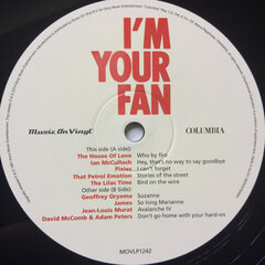 Various - I'm Your Fan: The Songs Of Leonard Cohen By..., 2LP, vinila plate cena un informācija | Vinila plates, CD, DVD | 220.lv