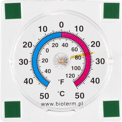 Loga termometrs, 7,7x7,7 cm cena un informācija | Bioterm Dārza preces | 220.lv