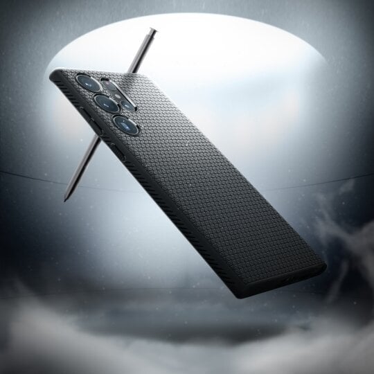 Case SPIGEN Liquid Air ACS05614 for Samsung Galaxy S23 Ultra - Matte Black cena un informācija | Telefonu vāciņi, maciņi | 220.lv