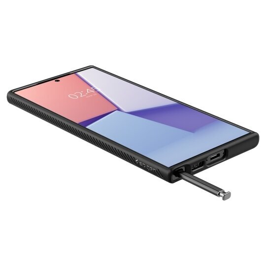 Case SPIGEN Liquid Air ACS05614 for Samsung Galaxy S23 Ultra - Matte Black цена и информация | Telefonu vāciņi, maciņi | 220.lv
