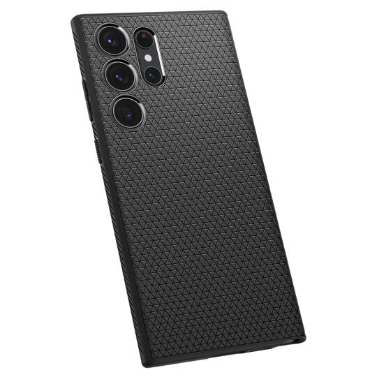 Case SPIGEN Liquid Air ACS05614 for Samsung Galaxy S23 Ultra - Matte Black cena un informācija | Telefonu vāciņi, maciņi | 220.lv