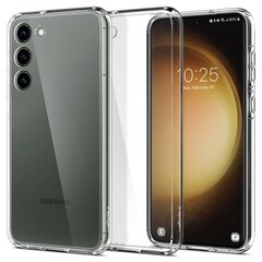 Case SPIGEN Ultra Hybrid ACS05714 for Samsung Galaxy S23 - Crystal Clear cena un informācija | Telefonu vāciņi, maciņi | 220.lv