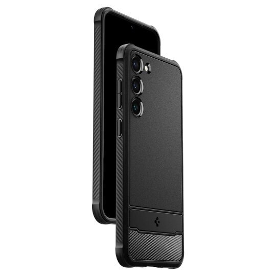 Case SPIGEN Rugged Armor ACS05665 for Samsung Galaxy S23 Plus - Matte Black cena un informācija | Telefonu vāciņi, maciņi | 220.lv