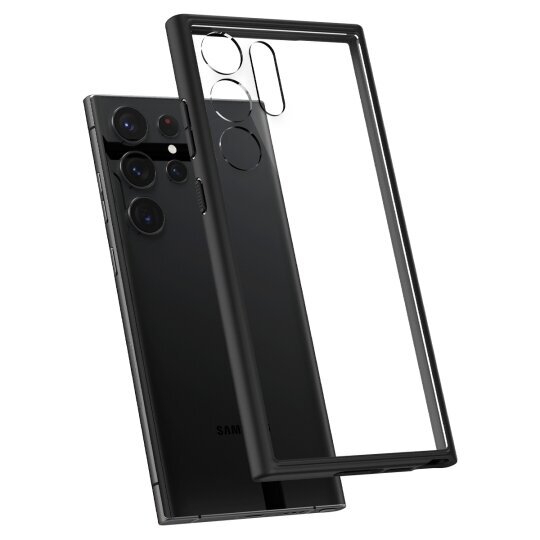Case SPIGEN Ultra Hybrid ACS05618 for Samsung Galaxy S23 Ultra - Matte Black цена и информация | Telefonu vāciņi, maciņi | 220.lv