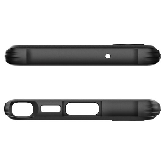 Case SPIGEN Rugged Armor ACS05613 for Samsung Galaxy S23 Ultra - Matte Black cena un informācija | Telefonu vāciņi, maciņi | 220.lv